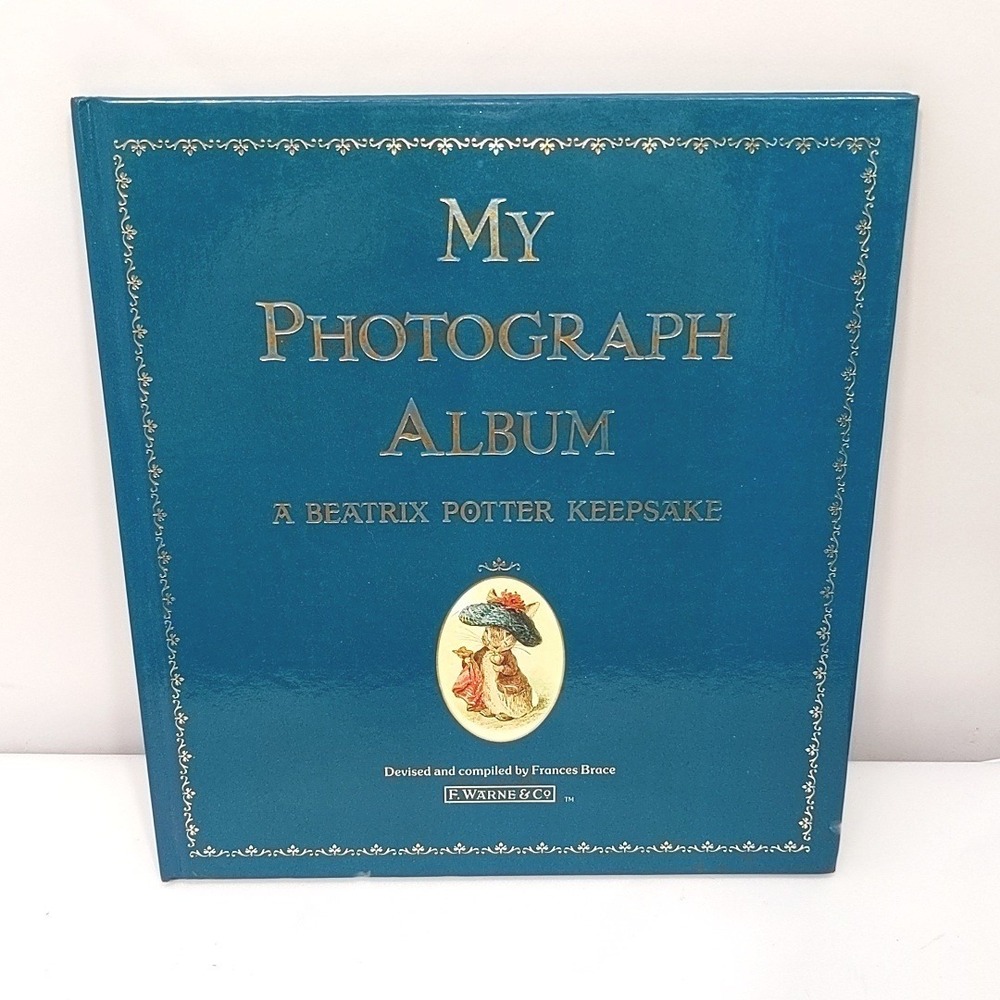 VTG 1988 Beatrix Potter My Photograph Album F Warne Peter Rabbit Keepsake Book